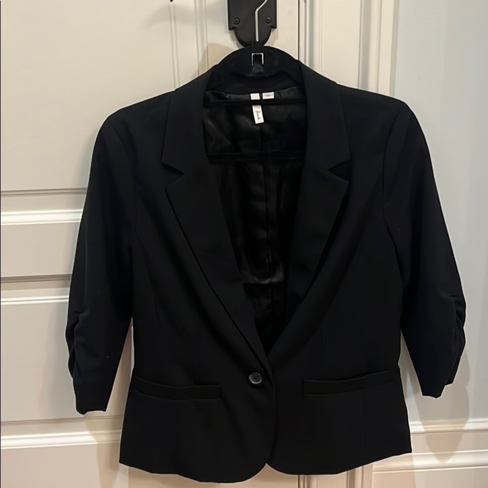 FRENCHI | women’s 3/4 sleeve blazer | size L